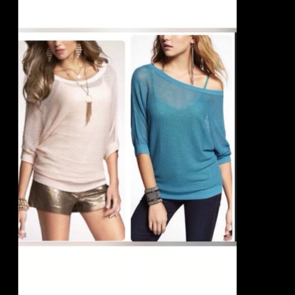 Express sweater, dolman open-knit, Grey - Picture 4 of 4